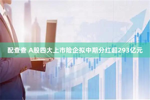 配查查 A股四大上市险企拟中期分红超293亿元
