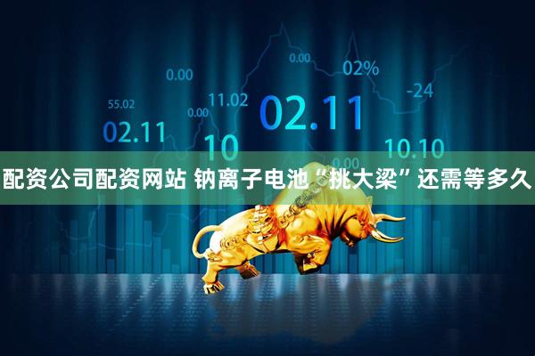 配资公司配资网站 钠离子电池“挑大梁”还需等多久